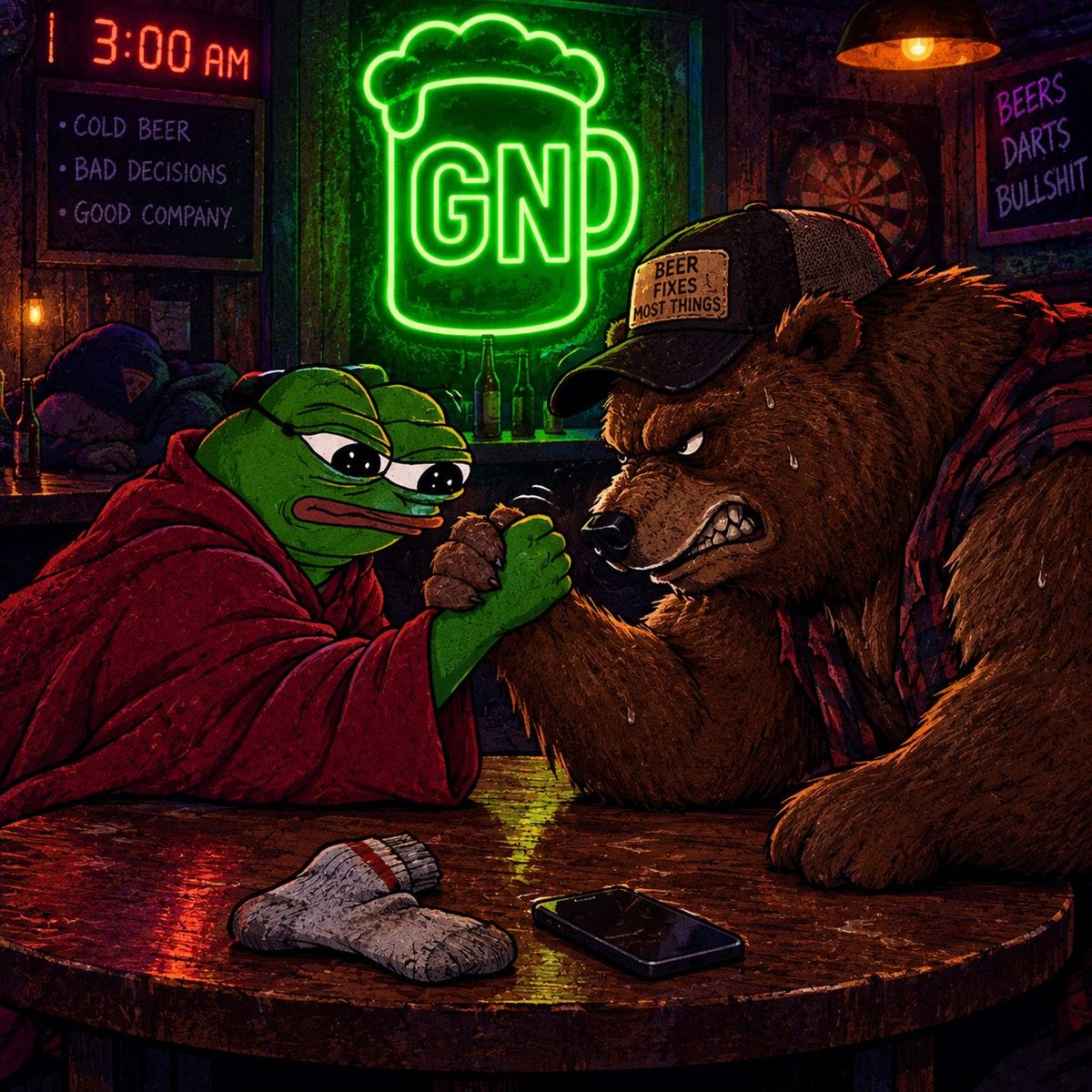 GudNightOnRH's tweet photo. if you can wrestle away the bear its going to be a $gn 

0xe0c357ad653988868a895b0dba6fef0b9754508e https://t.co/Hcfo1cDsgV