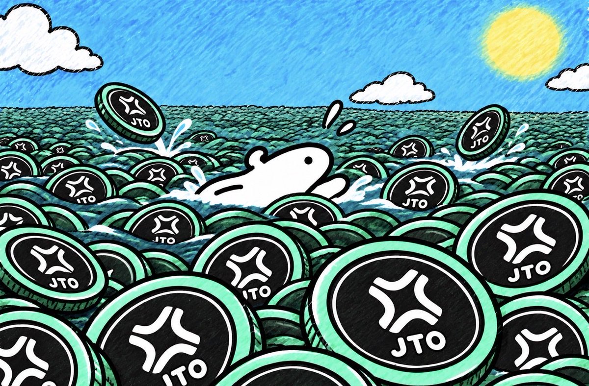 PiggyBankJTO's tweet photo. Just a $PIGGYBANK swimmin in too much $JTO 🐷🌊 https://t.co/EHSZkGF86S