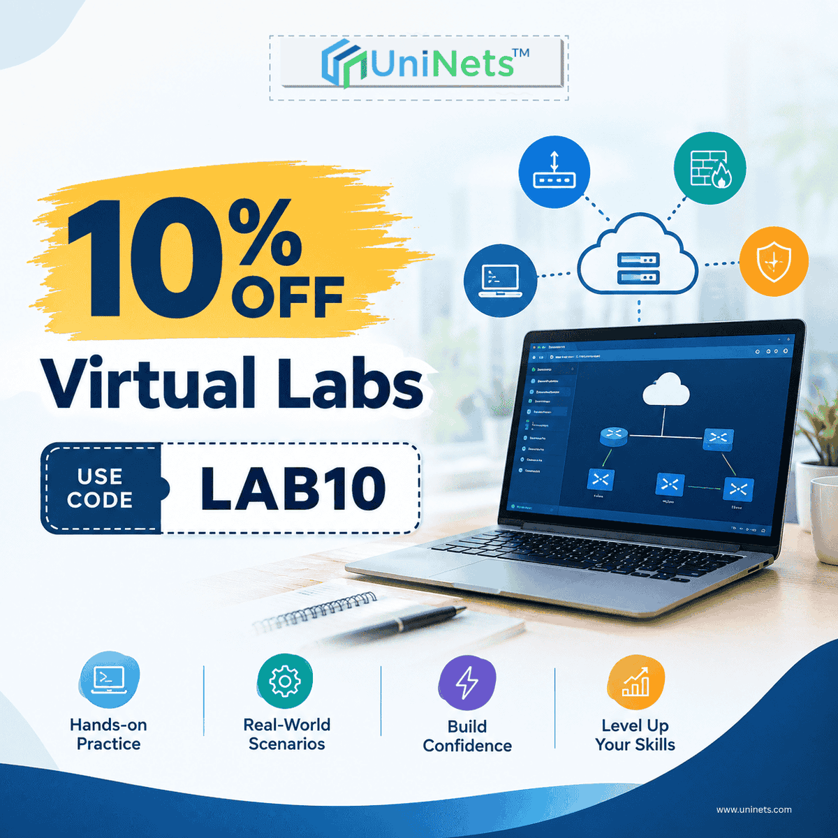 uninets53's tweet photo. 🚀 Learn by doing!

Get 10% OFF Virtual Labs and build hands-on networking &amp; cybersecurity skills.

🏷️ Use Code: LAB10

Practice real-world scenarios. Build confidence. Level up your skills. https://t.co/DoUmoFq3Na

#VirtualLabs #Networking #Cybersecurity #HandsOnLearning #LAB10 https://t.co/VqtU4uqwj4