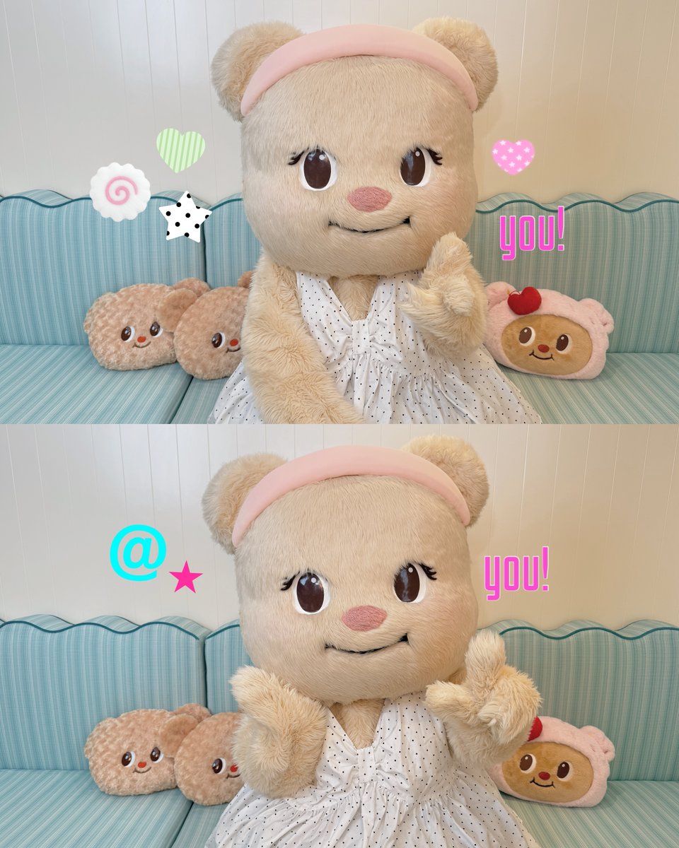 butterbear_kr's tweet photo. Hey, hey! you, you! 
I know that you like me💖

#버터베어 #Butterbear
#비앙카 #biancabear https://t.co/pcrZiyaP8M