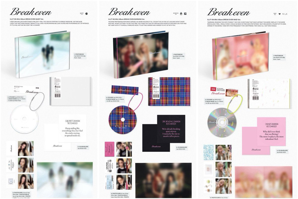 KATALYZ58's tweet photo. [OPEN COBAR]
PRE-ORDER illit 5th Mini Album "BREAK EVEN"

💸 price on pict

⚠️ CLOSE UNTIL SOLD WEB ⚠️ 

📍 tangerang
✅ est bersih ina
✅ tax ems
❌ pack + adm

📩 GO LINE : https://t.co/HpxGObMslb

t wts wtb illit wonhee moka minju iroha yunah https://t.co/25N39mSaLI