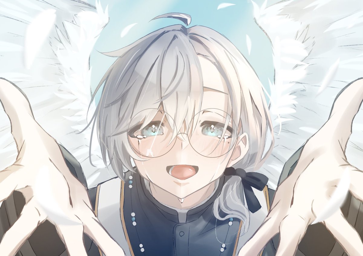 omizu_nekko's tweet photo. 「そんなに泣かないでよ……らしくない」
#かな絵 https://t.co/Y1umosVXNe