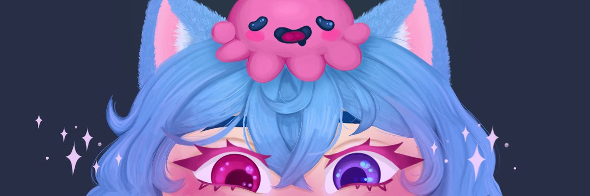 Tentakitten's tweet photo. @lazylaz9_ My OC :3 or jinx from league of legends 💕✨ https://t.co/1hcLPHbtj1