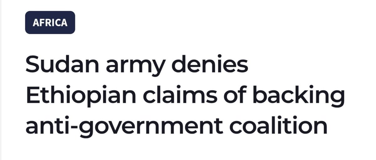 zakeriye_'s tweet photo. 🚨 #UPDATE

#Sudan army denies #Ethiopian claims of backing opposition coalition fighting the federal government in Addis Ababa, dismissing the claims as baseless, per @SudanTribune_EN. 

https://t.co/oEkkwpvwFZ https://t.co/8PGg4lHIZn