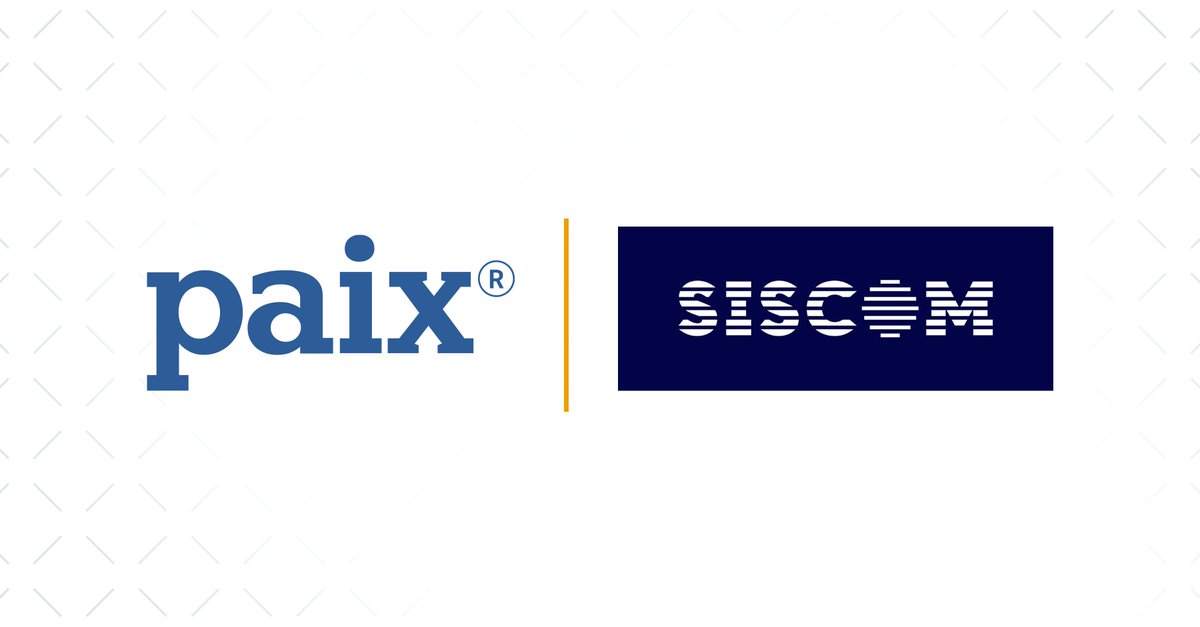 PAIXDataCentres's tweet photo. Welcome SISCOM to PAIX Data Centres.

This partnership is important to PAIX as it helps make data centre infrastructure and connectivity solutions more accessible to businesses, particularly those looking to scale without the burden of significant upfront investment. https://t.co/azQrZ0C6Qy
