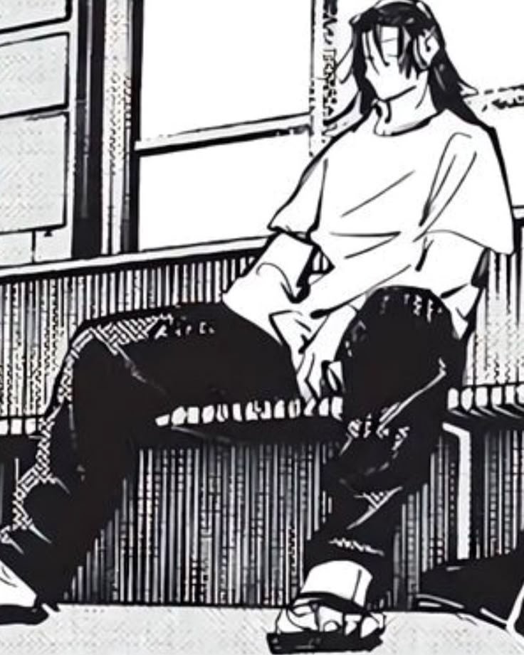 viletoru's tweet photo. even depressed he was still man spreading https://t.co/BxzPDb4fOV