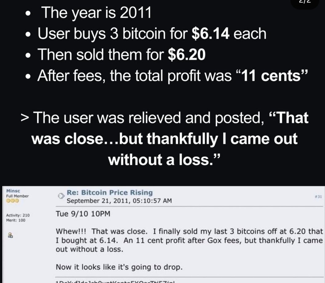 CHusdone86563's tweet photo. Imagine if he had held onto that Bitcoin since 2011... decades of patience could have turned into unimaginable profit. Sometimes the biggest gains come from the staying power, not quick trades. Are you holding onto your future? #HODL #CryptoWisdom https://t.co/QqQ7xk1i8t