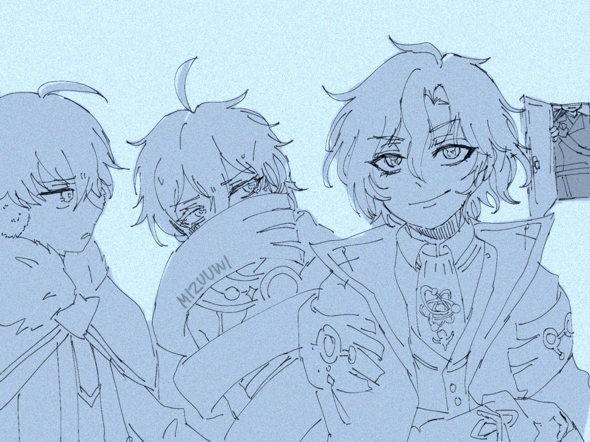 Mizuzupi's tweet photo. ?????
#Mitya #ミーチャ #Alyosha #アリョーシャ #Aether #空 #GenshinImpact https://t.co/Ig0LyXT7D6