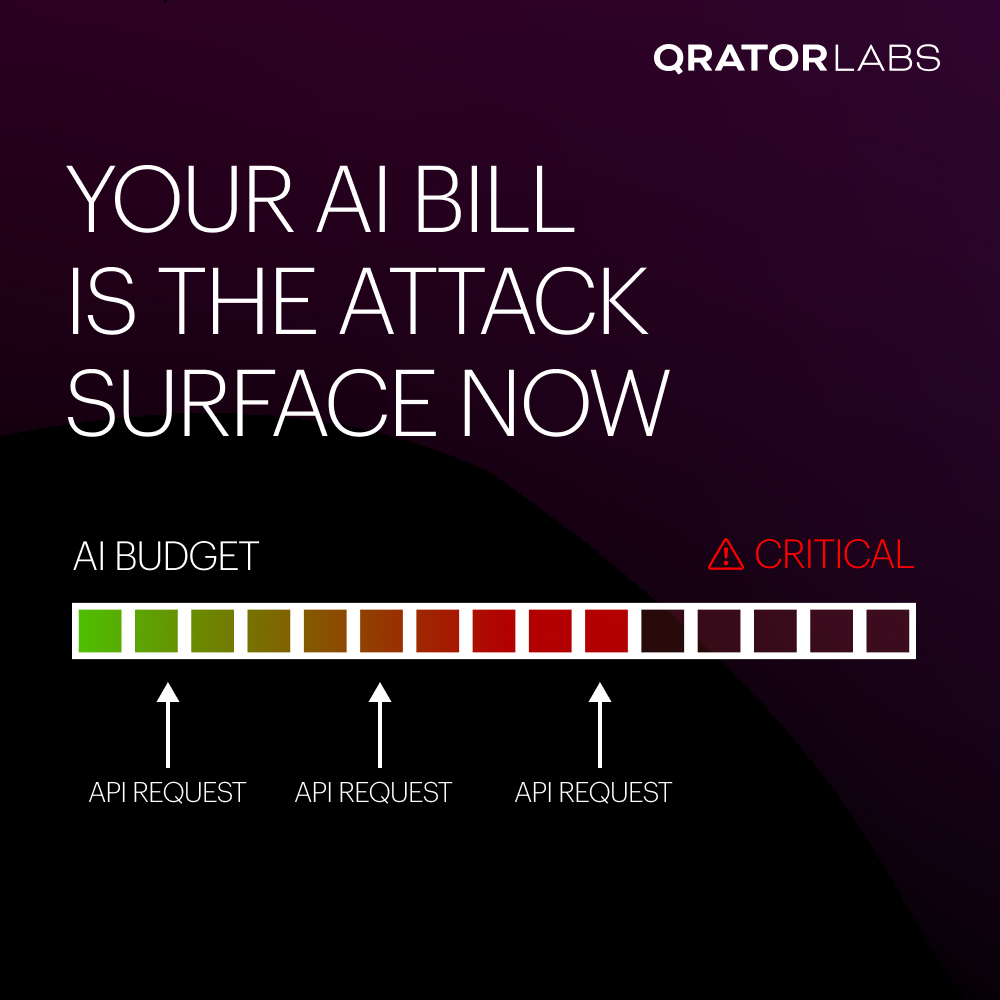 Qrator_Labs's tweet photo. Your website stays online. Your AI budget doesn’t.

Qrator Research Labs uncovered x47.c — a previously undocumented Windows botnet that packages AI API draining as one of 18 attack methods.

Full research 👇
https://t.co/LUQPmq6pwt

#Botnet #DDoS #CyberSecurity https://t.co/XspyrLNizK