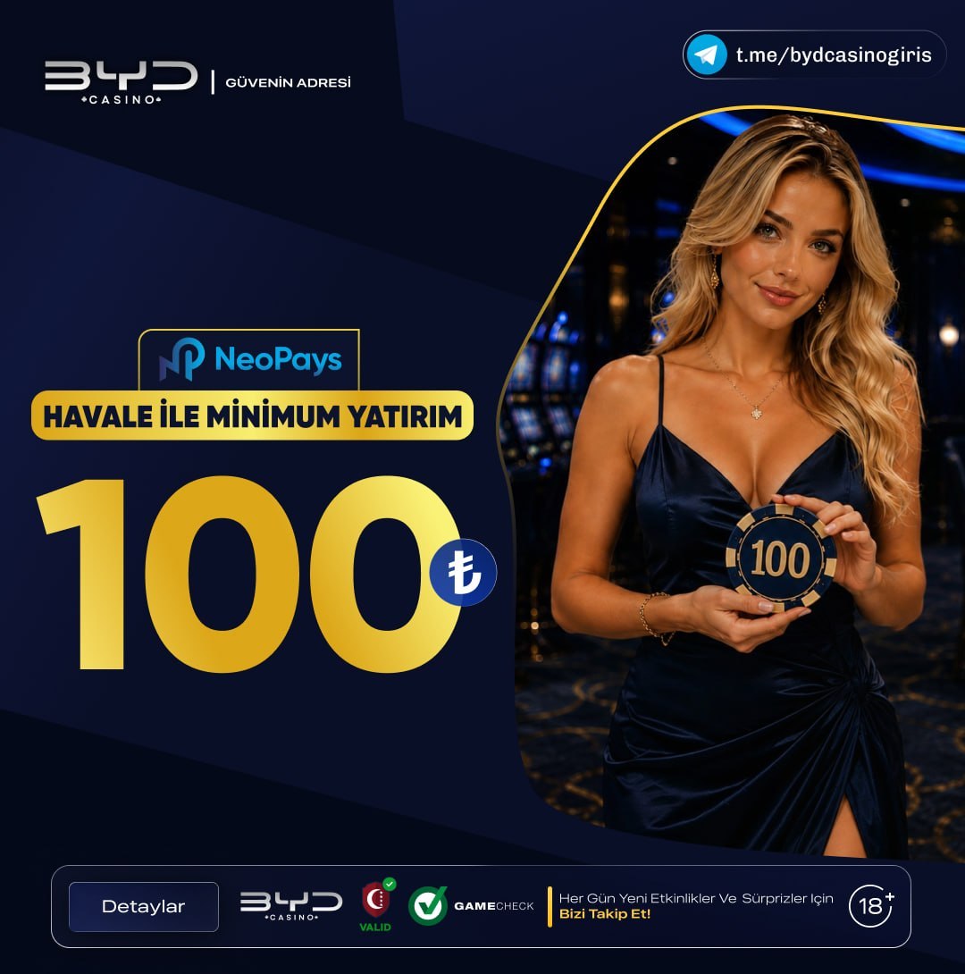 bydgundem's tweet photo. 💎 Büyük fırsatlar küçük adımlarla başlar!
BYD CASİNO 'da NeoPays ile şimdi sadece 100₺ minimum havale yatırımı yap, eğlenceye anında katıl. 
⚡️Hızlı işlem
✈️ Güvenli altyapı
💯Yüzlerce oyun seçeneği

Güncel Giriş : https://t.co/oVebxO5mie https://t.co/c8VtpC15JD