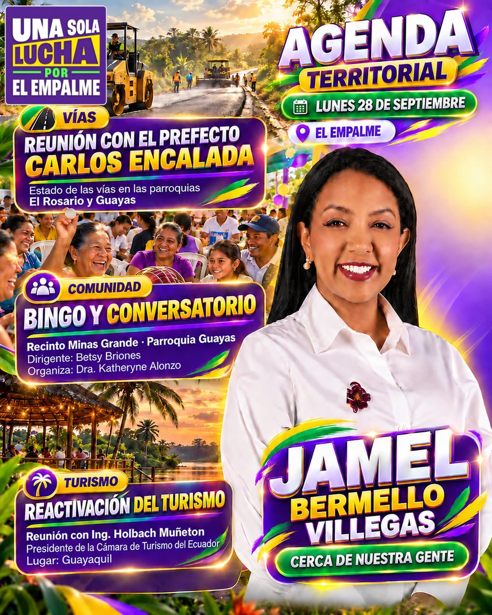 HMunetonZ's tweet photo. Reunion con Candidata a la Alcaldía de el Empalme  , 
Jamel Bermello .
Por Estrategias , planificación,  hacia  el Camino de un Empalme Turístico y Gastronomico . https://t.co/4IW9Aq21hz
