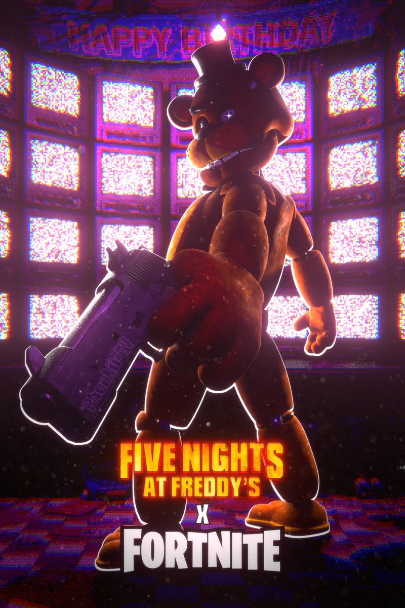 PhunkiiTV's tweet photo. Fnaf &amp; Fortnite collab so fire I had to make fanart
#Fnaf #Fortnite #b3d https://t.co/E6PdYqYcG9
