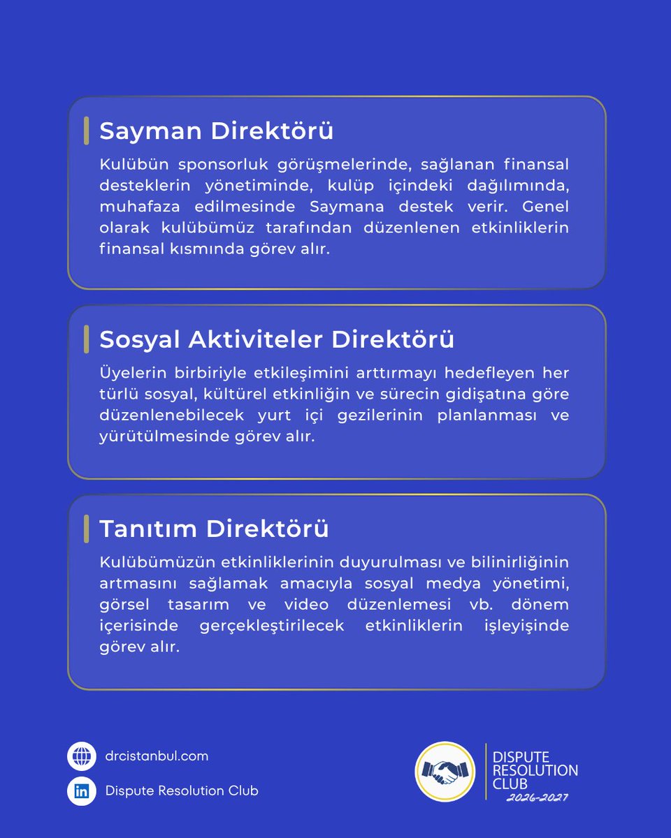 drcistanbul's tweet photo. 2026–2027 Dönemi Direktörlük Başvurularımız açıldı!

DRC’de yeni dönemde sorumluluk almak, ekibimizin bir parçası olmak ve birlikte yeni hikâyeler yazmak istiyorsan seni de aramızda görmek isteriz. 🤍

📌 II. Dönem Direktörlük Başvuruları
Son başvuru: 5 Ekim | 23.59 https://t.co/NFY1Yigl2X