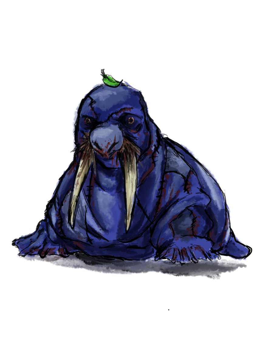 Chromadeius_'s tweet photo. I'm suffering from an art block, but you know what...

Say hi to Wumpus the Walrus https://t.co/52ApKNQ4KP