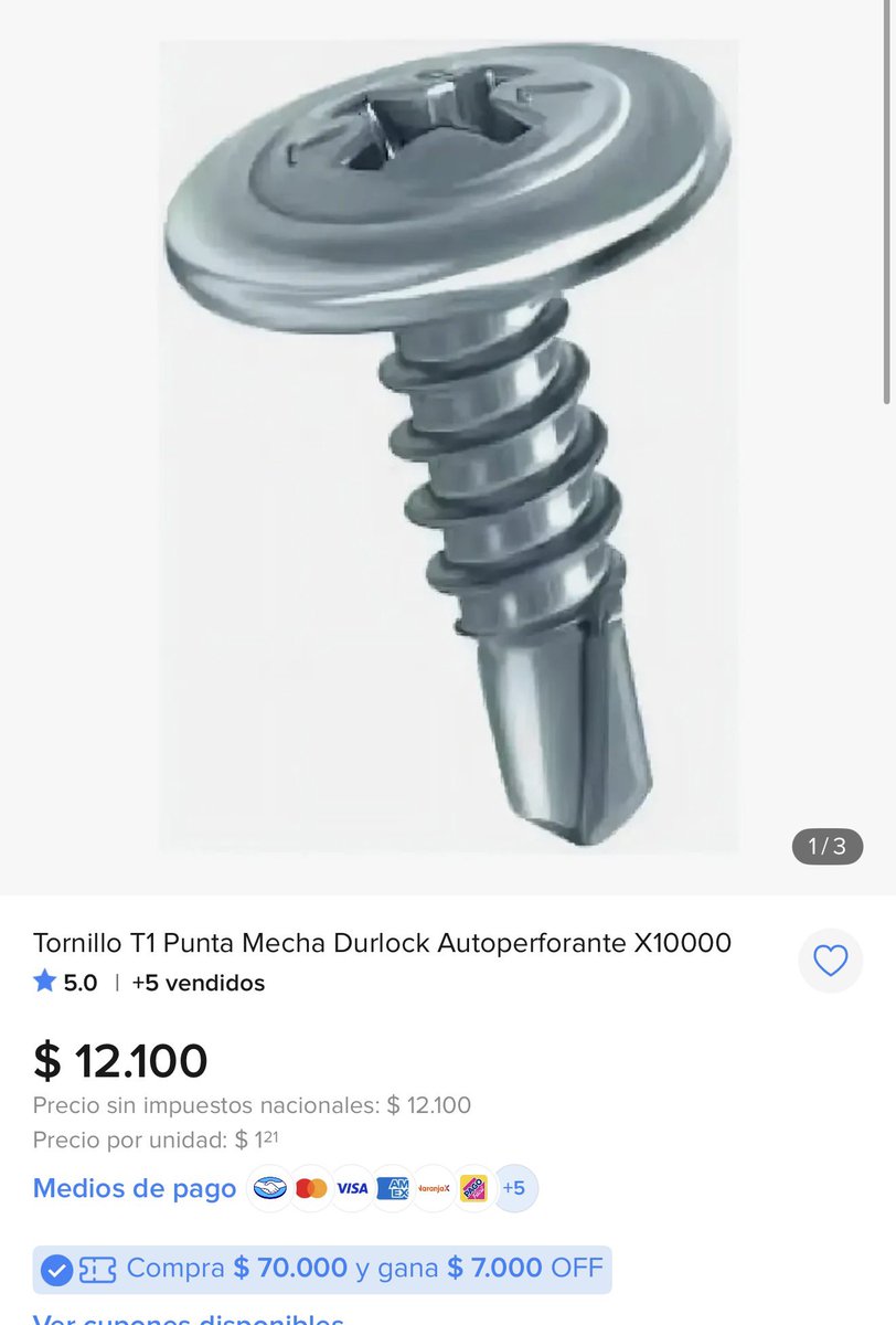 vmenditto's tweet photo. 10.000 T1 mecha 8x 1/2 a 12.000 pesos

https://t.co/yUW1F5YIND https://t.co/h8SiDqLfVs