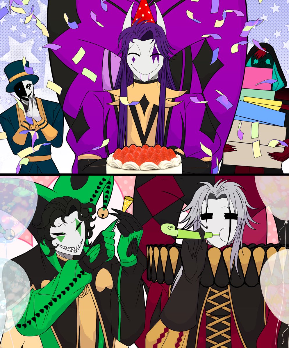 neesansukida's tweet photo. #thefreakcircus 
Happy Birthday, Jester! 🎉🎂😈🔸 https://t.co/FqqfSOlGxN