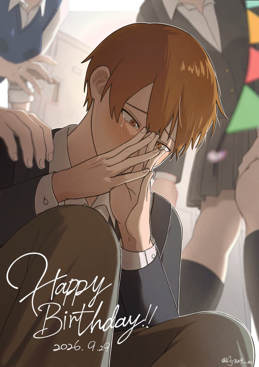 Aj329_m's tweet photo. #雨宮湊誕生祭2026
「え!? ミナト泣いてる!?」 https://t.co/gzDwlxe2AK