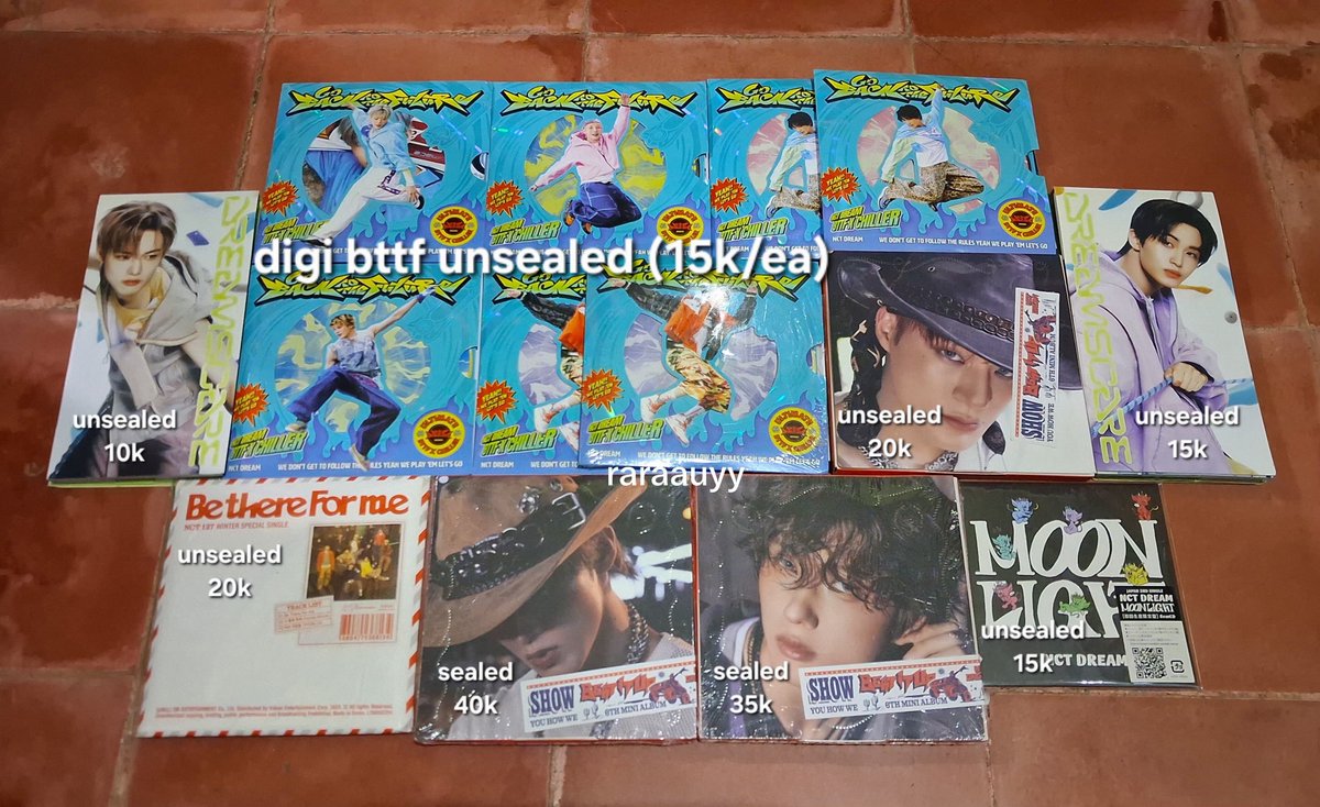 raraauyy's tweet photo. WTS

🏠 Jogja
📦 Co via 🍊
🛒 Splitpay, cicilan, dp, fullpay, full co 🍊
🖊️ Bisa keep event
💰 Harga boleh nego tipis
🪄 Cek condi via dm ya
✅ Take banyak get diskon &amp; free pc
💸 Spay, Qris, Seabank, Dana, BRI
❌ exc pack &amp; adm 🍊

#wts #nct #neosell https://t.co/kozhcCegXA