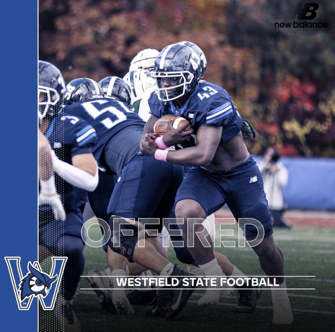 MichaelAlston_'s tweet photo. Blessed to receive an offer from Westfield State University! Grateful and excited for this opportunity🦉
@Coach_Diz @WSUOwlsFootball https://t.co/4Ap5ikgZwF