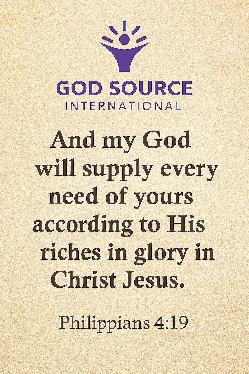 _kariwhite_'s tweet photo. And my God will supply every need of yours according to his #riches in #glory in #Christ Jesus.
#Philippians 4:19
Godโs supply never runs dry-His glory meets every need
๐#Jesus #God #HolySpirit #Miracles #Blessed #GodIsGood #peace #grateful #world #Gratitude #hope #light #joy https://t.co/0TrQ6IjPTF