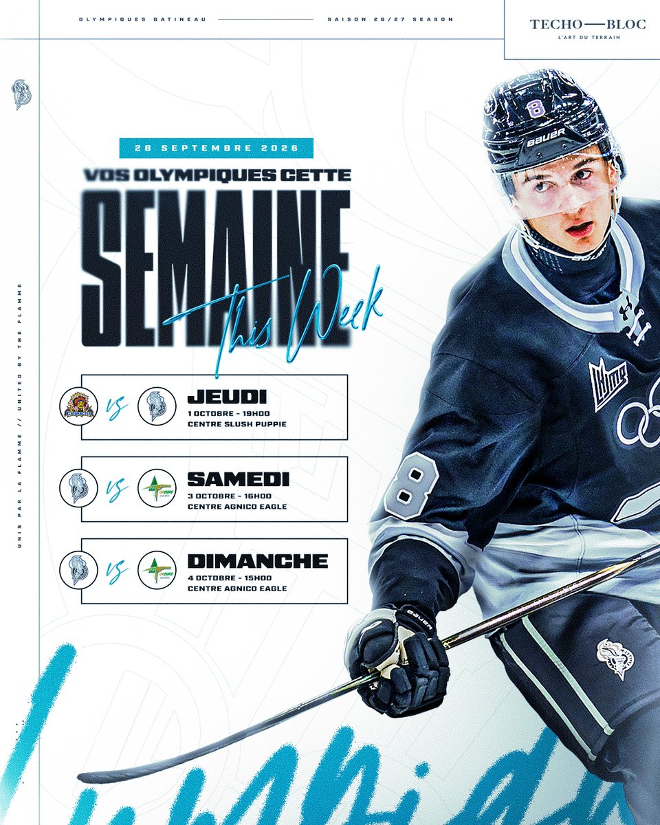 OlympiquesGAT's tweet photo. Un seul match à domicile cette semaine.
Just one home game this week.
🎟️ https://t.co/R5GqDJYK85
#goOLgo♠️ https://t.co/CCQCyzeglH