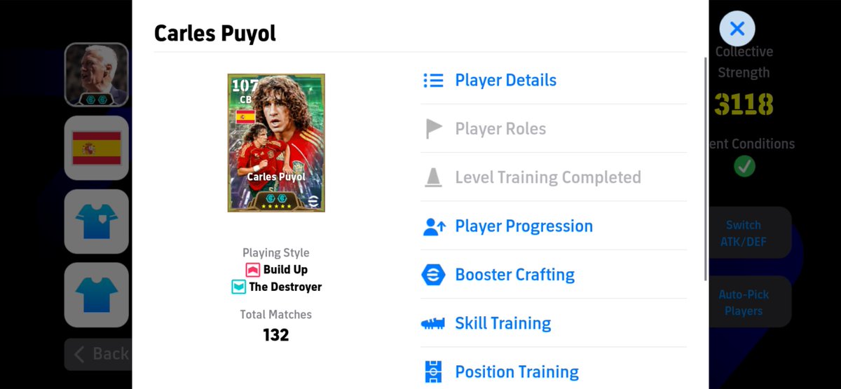 benny771997's tweet photo. I love this Puyol like crazy. Very wise guy. Chances wey this nigga done create for me by winning the ball aggressively up the pitch too many. He’s a warrior 🪖 and a baller. And a chance creator🥶🔥 #eFootball #イーフト https://t.co/IlDrpJJVrK