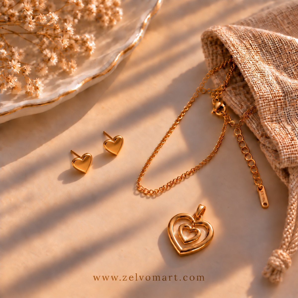 Zelvomart's tweet photo. A little gold, a little love, and effortless elegance. 🤎✨
Meet your new everyday favorite from ZelvoMart.

#ZelvoMart #Jewelry #GoldJewelry #MinimalJewelry https://t.co/uXKrxMVFVv