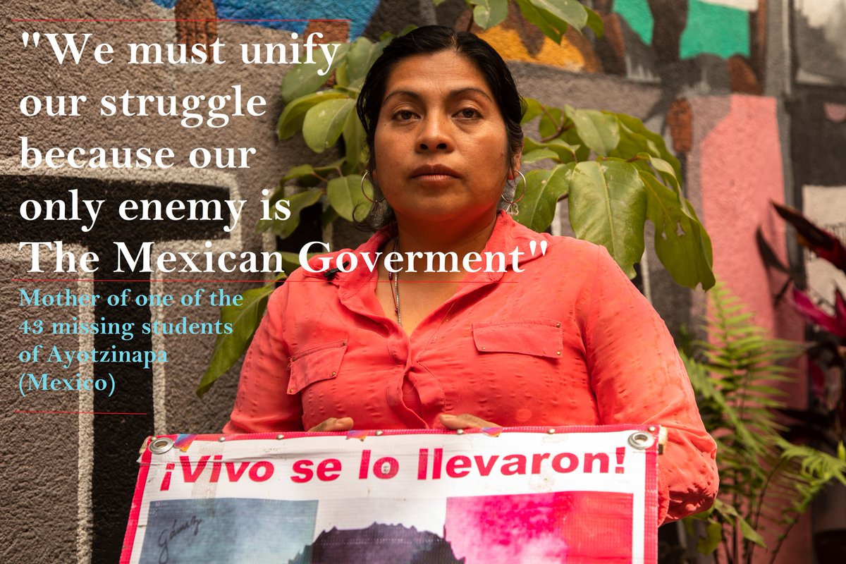PBIUK's tweet photo. 12 years since the forced disappearance of the 43 students of #Ayotzinapa. Families and @Tlachinollan keep demanding truth, justice and reparation. PBI stands in solidarity. #Ayotzinapa43 https://t.co/MermQN2uuy