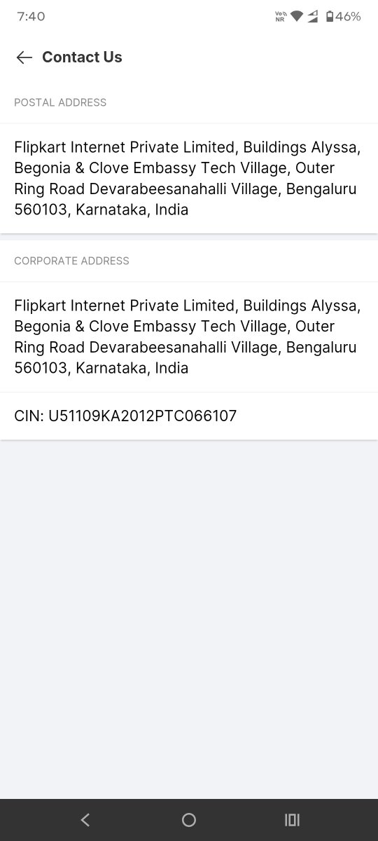 vineet6675's tweet photo. Bought gift voucher from @Flipkart and it's not working. For help &amp; support they mentioned company address.@flipkartsupport  @consaff https://t.co/Ikuh789mvM