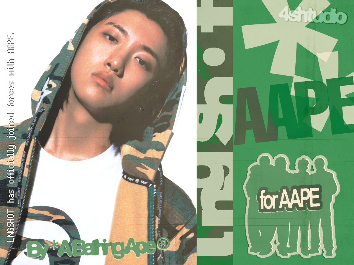 4shtudio's tweet photo. #LNGSHOT X AAPE https://t.co/zZuaxzQhhU