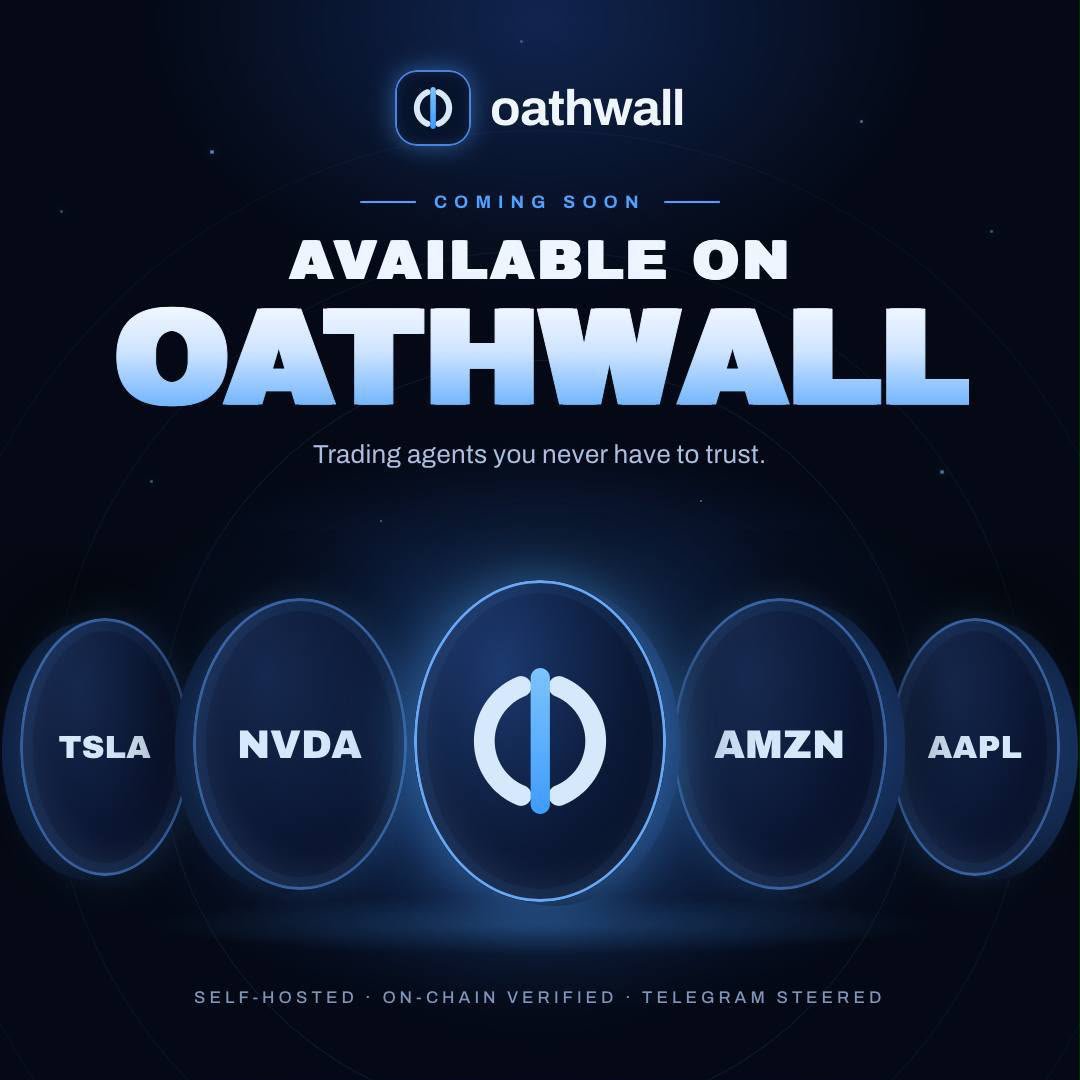 Oatwallbsc's tweet photo. Working on integrating stocks.
Soon your agents will be able to trade stocks as well.

Make your own agent, join our telegram https://t.co/2NGsb9sN8q
Give us feedbacks and we want to hear from you.

https://t.co/e4poF713kD https://t.co/7ewUuEy3qf