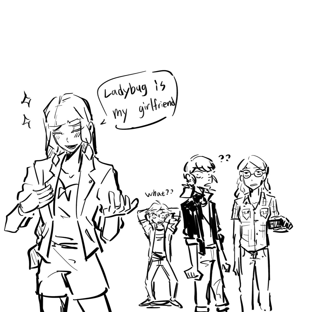 pppoppoutty's tweet photo. 來自我的au，Lila 愛上Ladybug #lilanette https://t.co/JBTnROpdnl