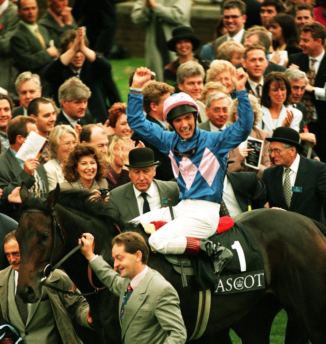 FrankieDettori's tweet photo. 30 years ago today. Seven rides. Seven winners at @Ascot . A day that changed my life forever.

The Magnificent Seven ❤️🏇🙌 https://t.co/2yCo4bUlGR