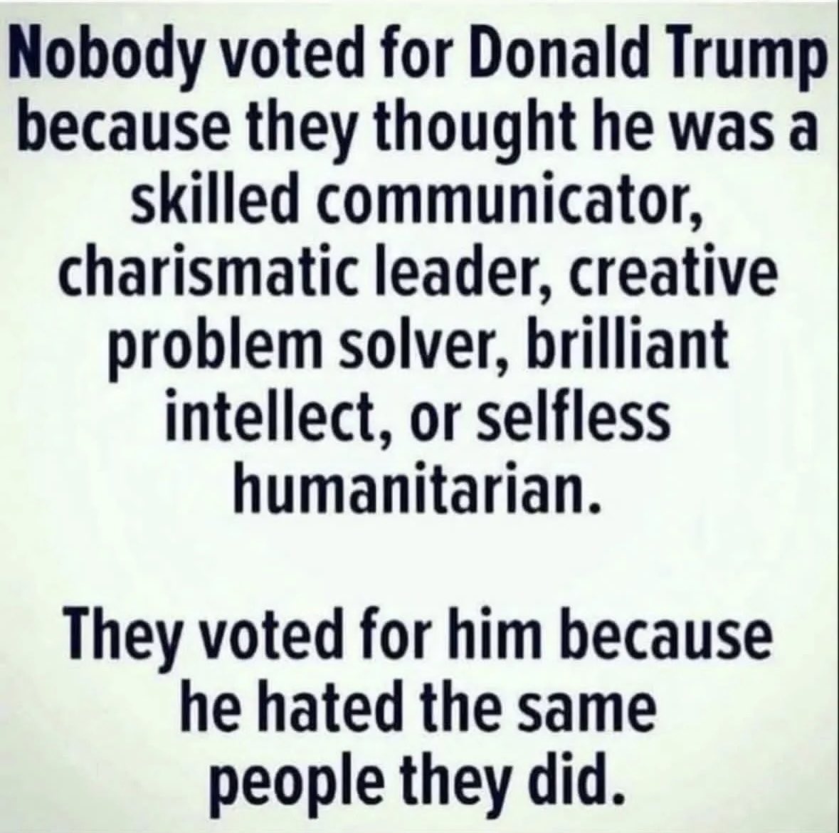 GDubU493's tweet photo. @EileenMarieSar1 FOH! No voter - Dem, Rep or Independent - believed he could end the Russian aggression against Ukraine in 24 hours. Trump was elected for one reason only, a return to AmeriKKKa’s purpose. AmeriKKKans have no intention to atone for its original sin of slavery. #ThisIsAmeriKKKa https://t.co/adsIhBKg4C
