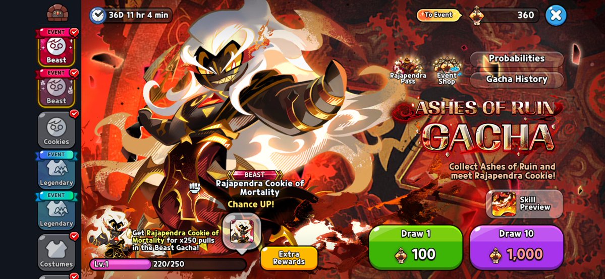 SlugmaOpi's tweet photo. Being this close to the pity in such a short time feels so weird like… I haven't spent a singluar cent on this update either??? https://t.co/mFFWsZKEgC