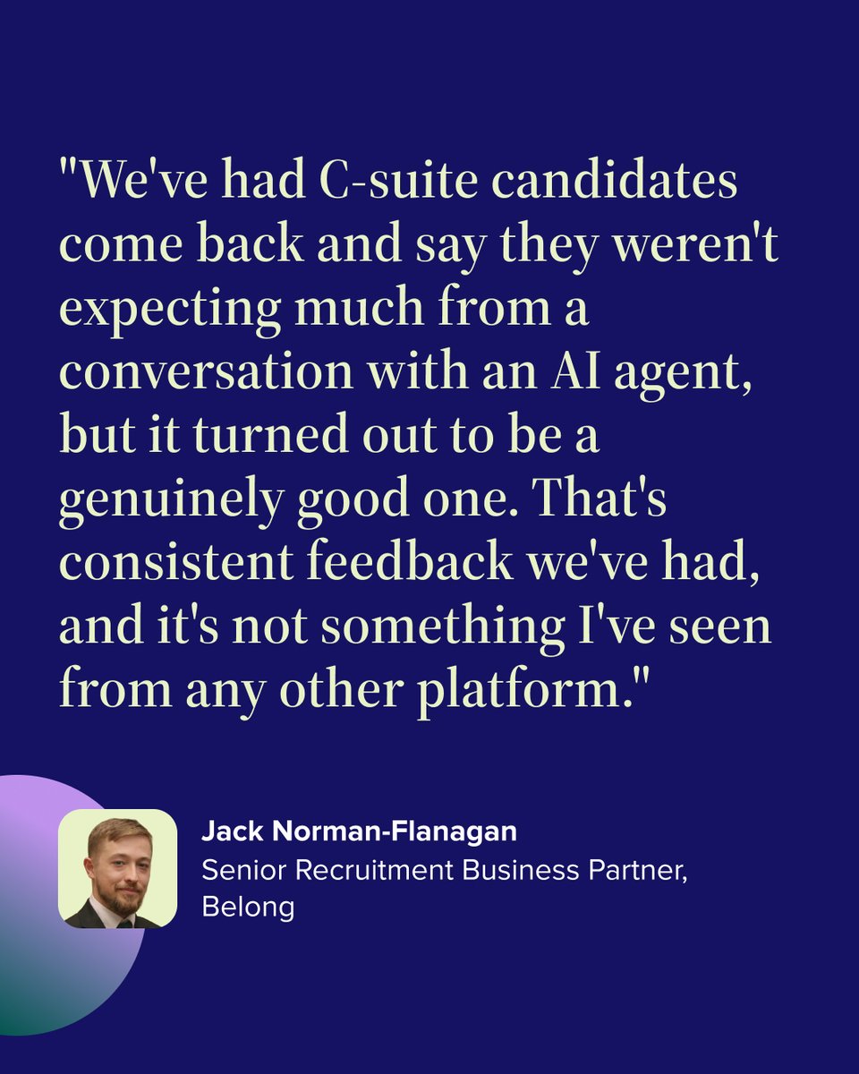 Workable's tweet photo. Hiring in healthcare is competitive, especially for nonprofits with lean recruiting teams.

So Belong thought outside the box: using Workable’s AI Agent to surface candidates with transferable experience, even if they didn’t come directly from the healthcare sector.

The result? A wider talent pool, positive feedback from C-suite candidates, and a hard-to-fill Head of Operations role filled in just 7 days.