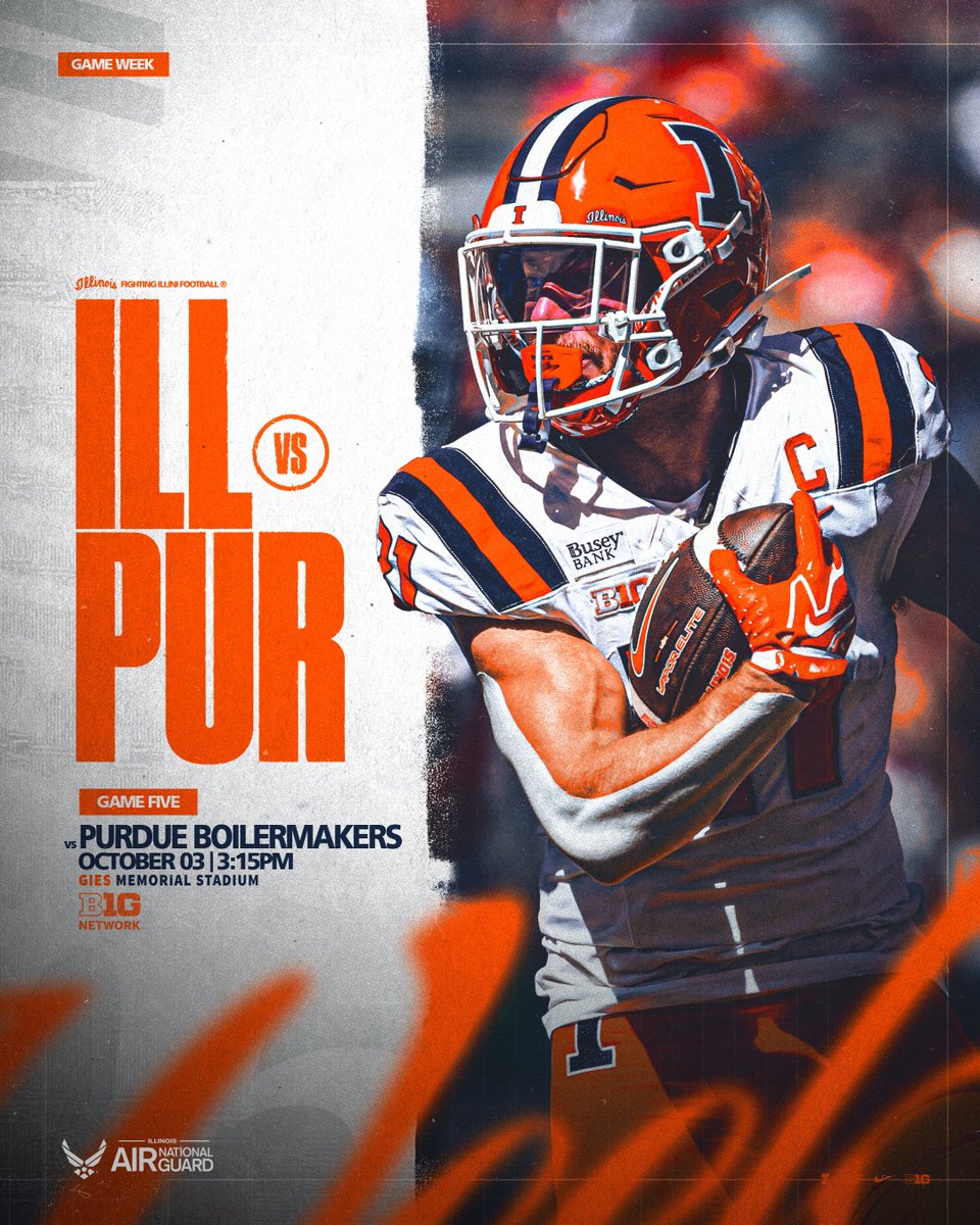 IlliniFootball's tweet photo. Back home. Homecoming week. https://t.co/i2nQhDlt1Q