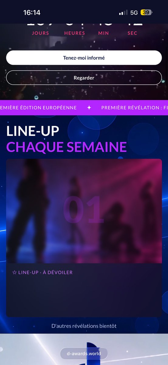 dwiiaa_v's tweet photo. J’ai pu accéder au site après 1h! Pour qu’au final aucune annonce..Organisation 0.. vraiment ça promet #daward https://t.co/x3fTZwk5Yu