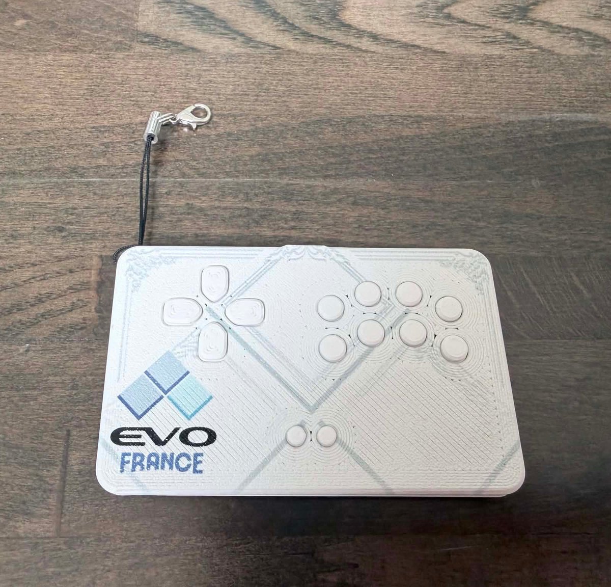 Attasa's tweet photo. Exclusive Release #EVOFrance 2026 #2

ARCADESHOCK Rectangle Corner EVO FRANCE Pico Pad 

17 SMD tactile switches
1 oz
Just 2.13" x 3.39" in your hand &amp; pocket https://t.co/jAhG6Rnagh