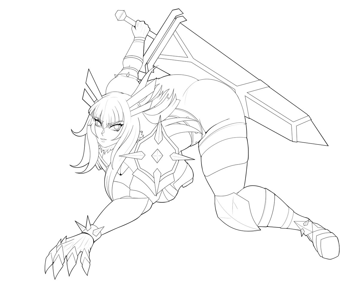 Ruin_horn's tweet photo. WIP Magik Marvel tokon https://t.co/48OZ234mKl