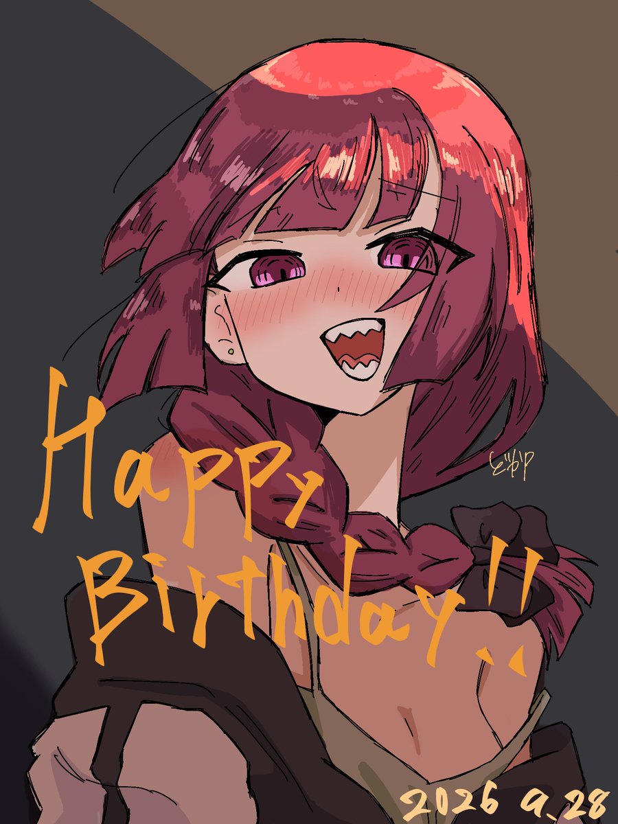 dokkano_p00's tweet photo. HappyBirthday‼️きくりお姉さん🍻
 #廣井きくり生誕祭2026 https://t.co/pAktD6wEbz