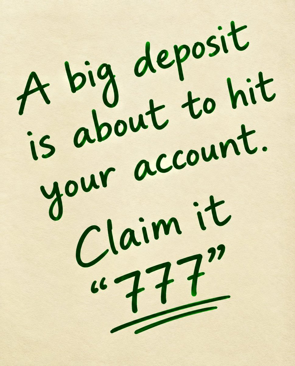 WealthyVibesOn's tweet photo. Drop '777' https://t.co/tmXoE9RWYk