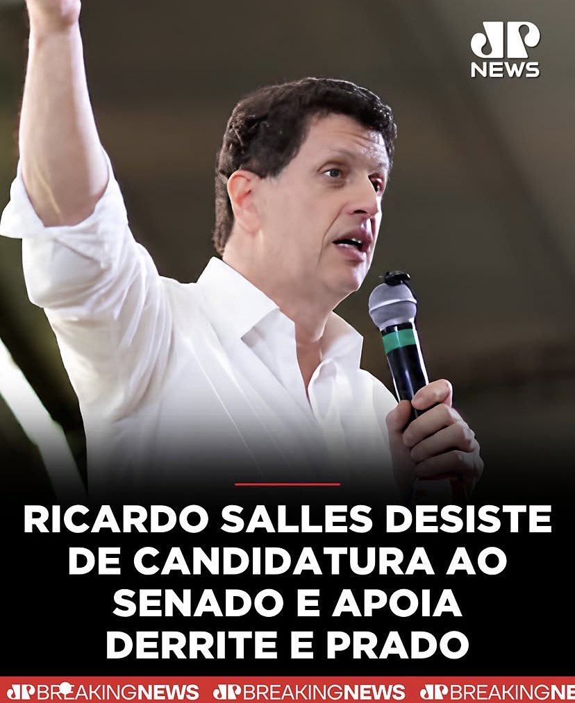 DamaDeFerroTV's tweet photo. Parabenizamos Ricardo Salles pela sábia e ponderada decisão de desistir da corrida ao senado por SP.

E esperamos que o excelente quadro Salles possa compor ou o novo mandato de Tarcísio ou o de Flávio.

Não se pode correr o risco das inúteis carpetes lulo-globalistas Simone Estepe e Narina Silva serem eleitas.

Em SP não há duvida, para o senado é DERRITE e ANDRÉ DO PRADO.

Fica a torcida, - e a cobrança será pesada, - para que André do Prado não se converta numa espécie de neo astronauta e que seja firme no tema impeachment de juízes, especialmente Moraes, Dino e Tofoli.
