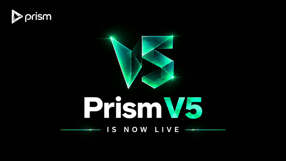 prismassets's tweet photo. Prism V5 is now live! https://t.co/QEqZ9qm94v