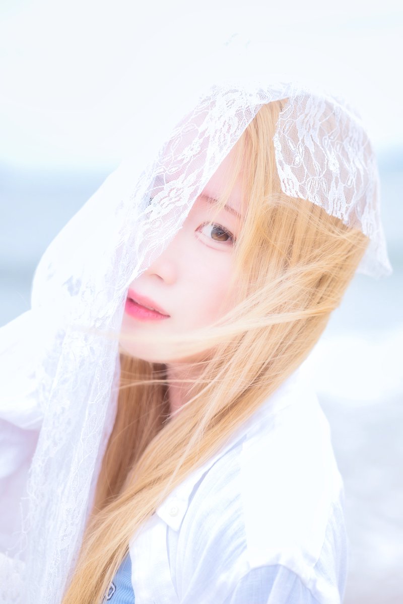 alerter0308's tweet photo. ④展���右下
model：夏目 美桜さま（@b_palette_mio）
location：今宿海岸

私のお写真を見慣れてる方々から、これが一番普段のイメージに近いですね。と言われたお写真。
（実際ほぼ普段のプリセットです。。。）

ちょっとだけ（2%くらい）本人の透明感を引き出す加工をしたくらいです。

被写体は一時休止みたいですが、
またお撮りできるのをお待ちしてますね。
