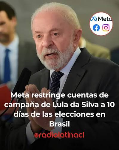 gusgomezgermano's tweet photo. 🚨 #EleccionesBrasil 
ALERTA conjunta de Relatores de ONU @SRfreedex_LMG y @Ginitastar sobre decisiones de Meta en plena campaña electoral.

➡️ @facebook "aprobó 8 de 14 anuncios de prueba con desinformación electoral, incluidos contenidos que cuestionaban la integridad de las elecciones y promovían una intervención militar". 

➡️ Suspensión temporal de cuenta de la campaña de Lula del candidato, sin explicar decisión. 

⚠️ "Alientan" a @Meta "esclarecer los hechos y garantizar debida diligencia" y recuerdan que las corporaciones privadas tienen los mismos principios de intervención que los Estados 👇

"Cualquier limitación a la capacidad de las candidaturas para comunicarse debe responder a reglas claras, transparentes y aplicadas consistentemente, con notificación y mecanismos efectivos de apelación".