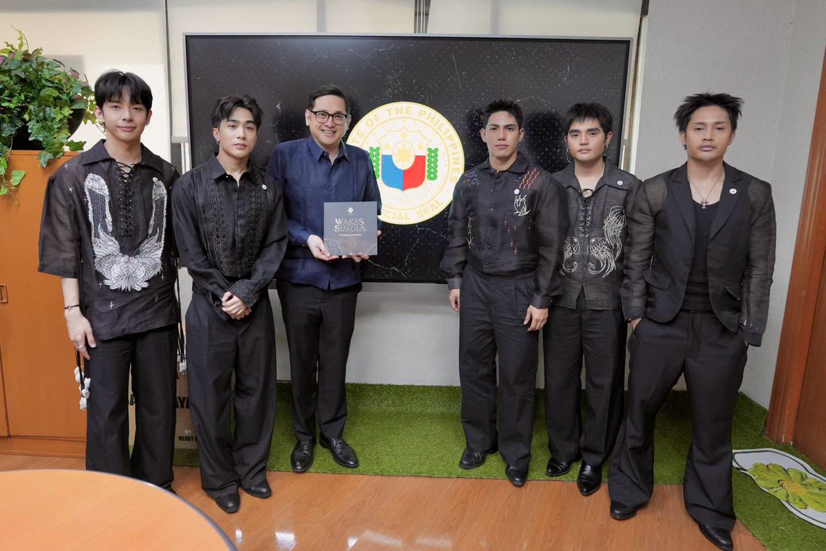 PhilippineStar's tweet photo. “Congratulations sa ating Mahalima na sina Pablo, Josh, Stell, Ken, at Justin! Ang tagumpay ninyo ay tagumpay ng musikang Pilipino at ng buong Philippine creative industry,” Aquino wrote. https://t.co/DVNigZW7Ru