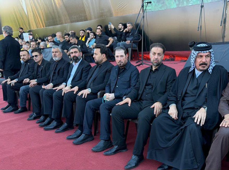 Hashd43's tweet photo. آمر لواء ٤٣ تشكيل سبع الدجيل يشارك في المجلس التأبيني المقام في بيروت بمناسبة الذكرى السنوية الثانية لاستشهاد الشهيد الأقدس السيد حسـنـ نـ ـصر الله والسيد هاشم صفي الدين (رضوان الله تعالى عليهما). https://t.co/GPF81VGOWk
