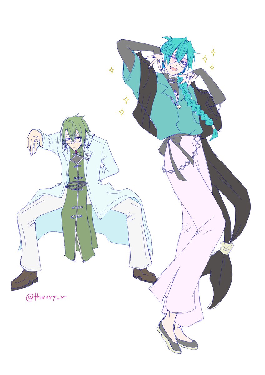 theory_r's tweet photo. 流行りのソーラン節を🐸さん🐙さんで(ポーズトレス) https://t.co/FaWaWkbM4E