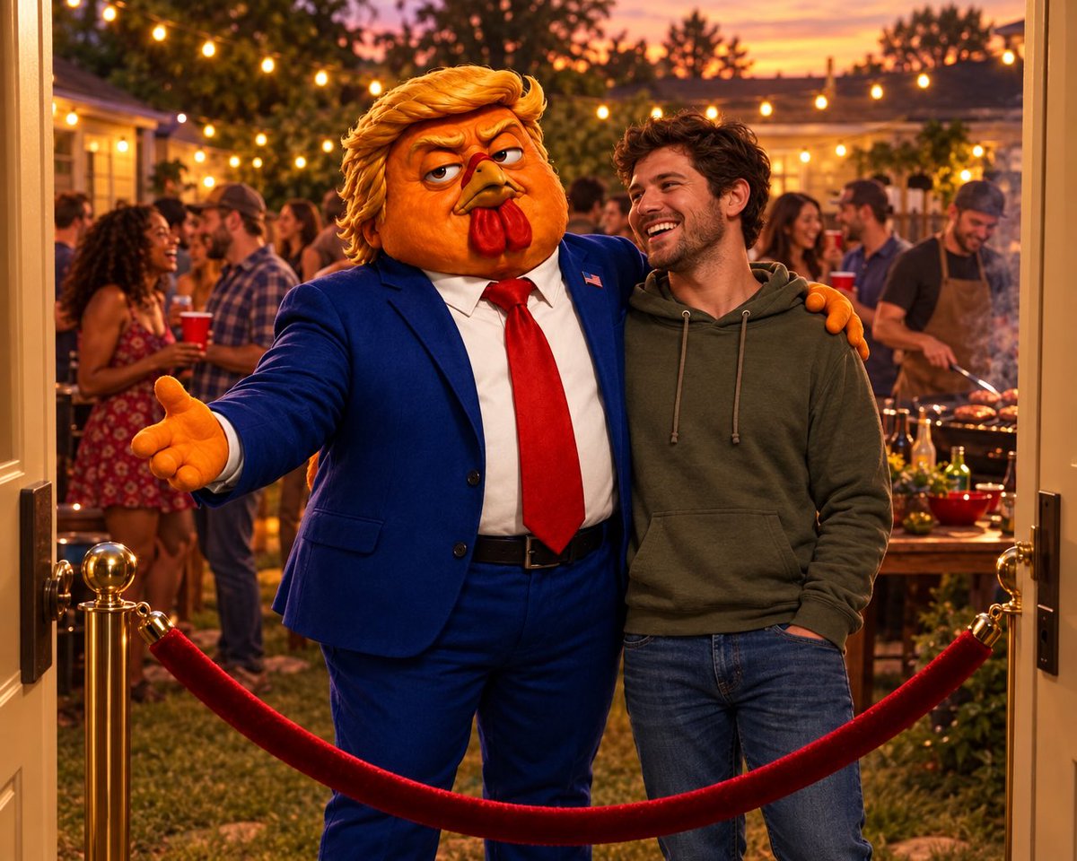 CryptoWillieG's tweet photo. If you've been waiting for the right moment to put a friend onto $CHUMP, this is it.

But be careful who you bring.

Not the guy who asks "when pump." Not the guy with 40 chart tabs and zero loyalty. He'll buy your green candle, sell it back to you two days later, and call it strategy.

Bring the friend who STAYS.

The one who laughs at the chicken. The one who asks "wait, who's behind this?" and actually likes the answer. No insider bag. No VC unlock. Renounced, LP locked forever, 0/0 tax. Launched at $2k and built by people who kept showing up.

Here's what I've learned running socials for this coin every day:

Traders give you VOLUME.
Holders give you a FLOOR.
Believers give you a FUTURE.

You need all three. But only one of them is still here when the market turns red and the timeline goes quiet. That's who carries a coin through the chop. That's who makes memes at 2 AM. That's who pulls the next person in.

Attention is cheap. You can rent it by the month. What you can't rent is a room full of people who'd still be here if the chart went flat for a month.

That's the Cult de Chump. That's the moat.

I've watched it happen here already. People who came in for a laugh ended up running region chats, cutting videos, writing threads at midnight. Nobody paid them. Nobody promised them anything. They stayed because the room was worth staying in.

So here's the ask.

Think of five people. Real ones. Your cousin who still texts you about Doge. Your coworker who bought a little ETH in 2021 and never sold. The friend who doesn't trade at all but loves a good joke.

Don't pitch them. Don't send a chart. Send them the chicken. Put them in the chat. Let Chump do the rest.

It doesn't matter if they come in with $10 or $10,000. The size of the bag was never the point. The guy with $30 who holds through everything is worth more to this coin than the whale who dumps on the first 2x.

The holder is the hero. Always has been.

Bring a friend, not a trader.

$CHUMP
CC21B. 🐔